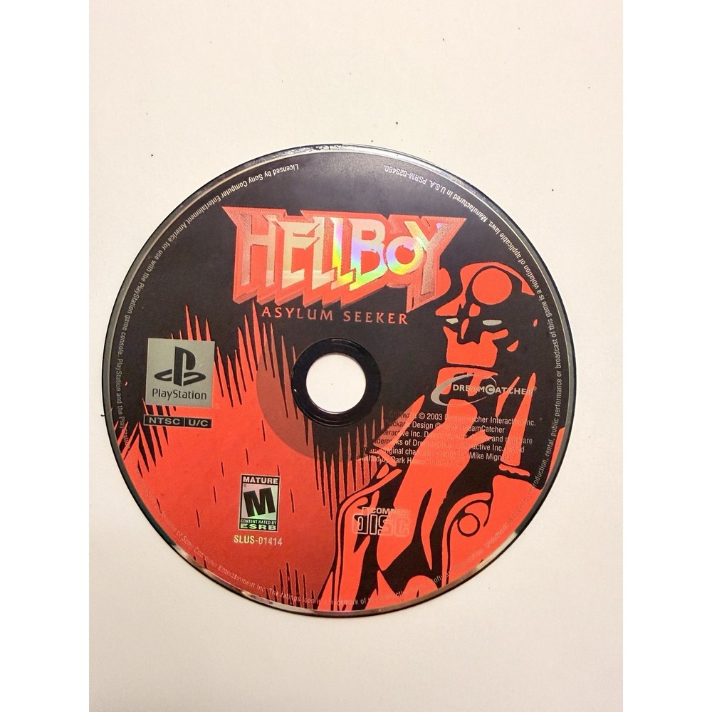 HELLBOY ASYLUM SEEKER PlayStation 1 PS1 Game Disc Only (NTSC U/C)